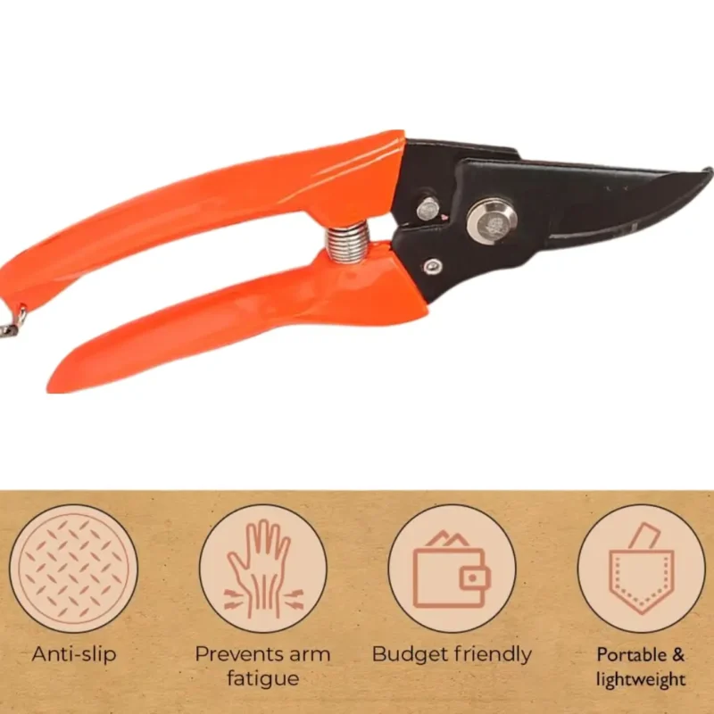 Garden Scissor AIKA-906 with Lock System and Extra Spring