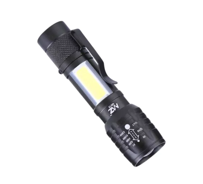 3-in-1 25W Rechargeable Metal Torch Mini Small Flashlight with Zoomable Torch, Shower Light, and Laser Light9