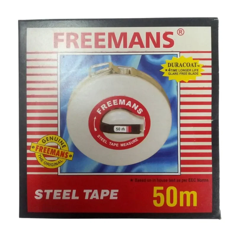 FREEMANS Leatherette 50m:13mm Fibreglass Measuring Tape - 50m/165ft / BISWAYADS.CO 6