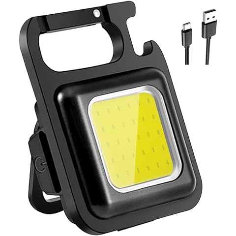 Keychain LED Light with Bottle Opener, Magnetic Base, and Folding Bracket DraftDraft 002