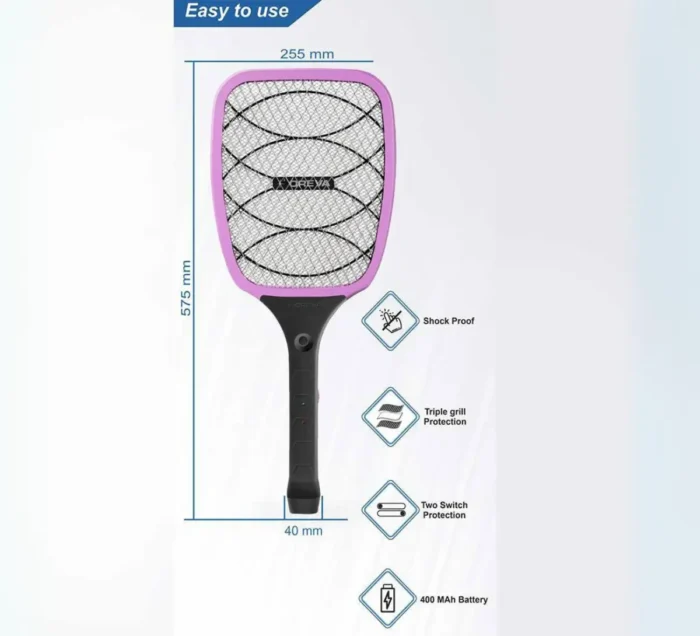 Oreva Square Electric Mosquito Racket BISWAYADS 7