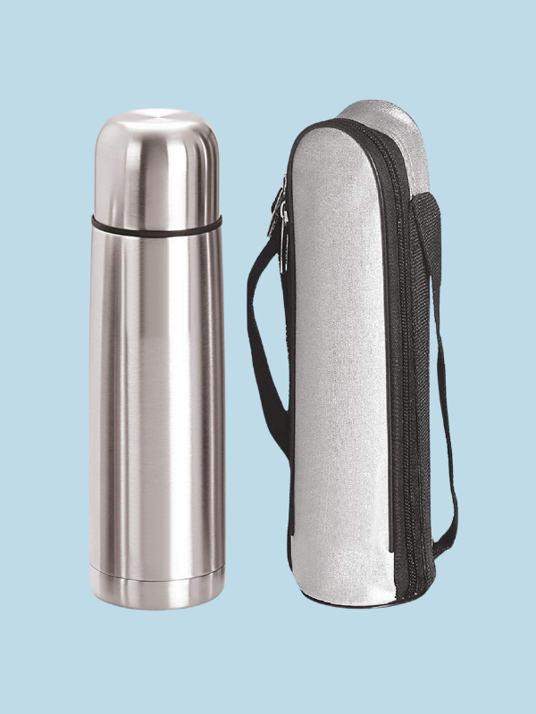 FOUR BROTHERS 500ML Vacuum Flask with Bag/biswayads.com