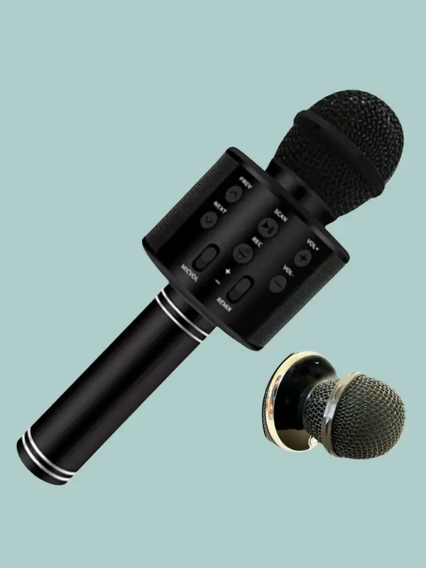 Indis Wireless Karaoke Microphone Black