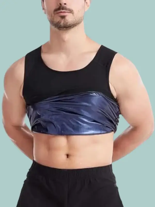 Sauna-effect slimming vest for gym workouts