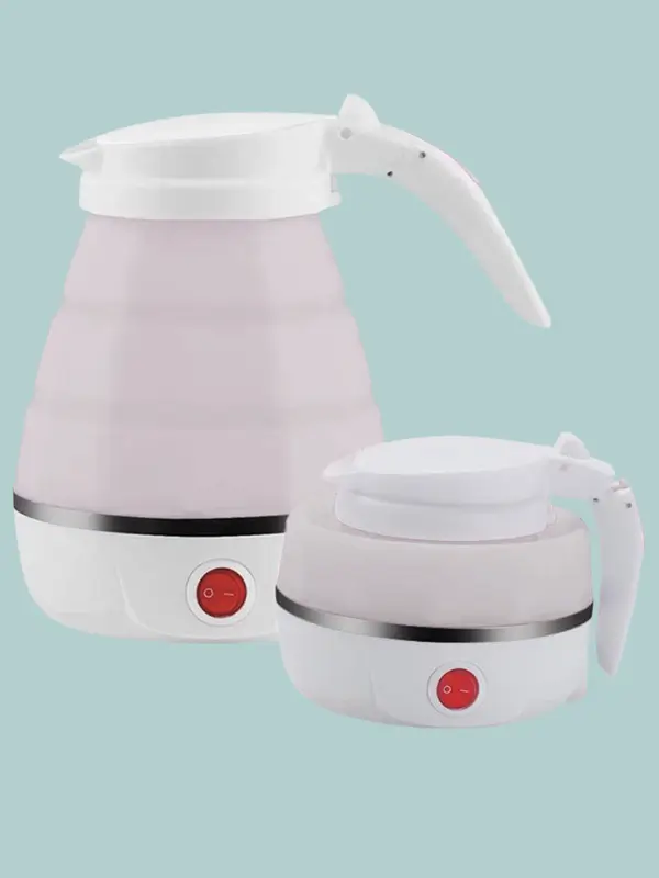 Portable Evox Electric Kettle White and White Multicolor Design