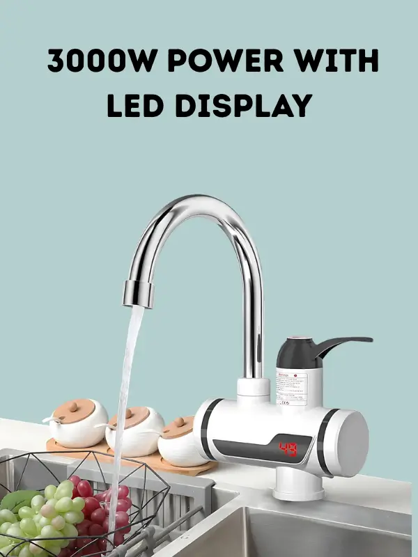 Stainless Steel EVOX Electric Tap Geyser with 15-Year Warranty
