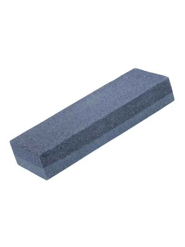 Dual grit knife sharpening stone with 200 coarse and 600 fine sides