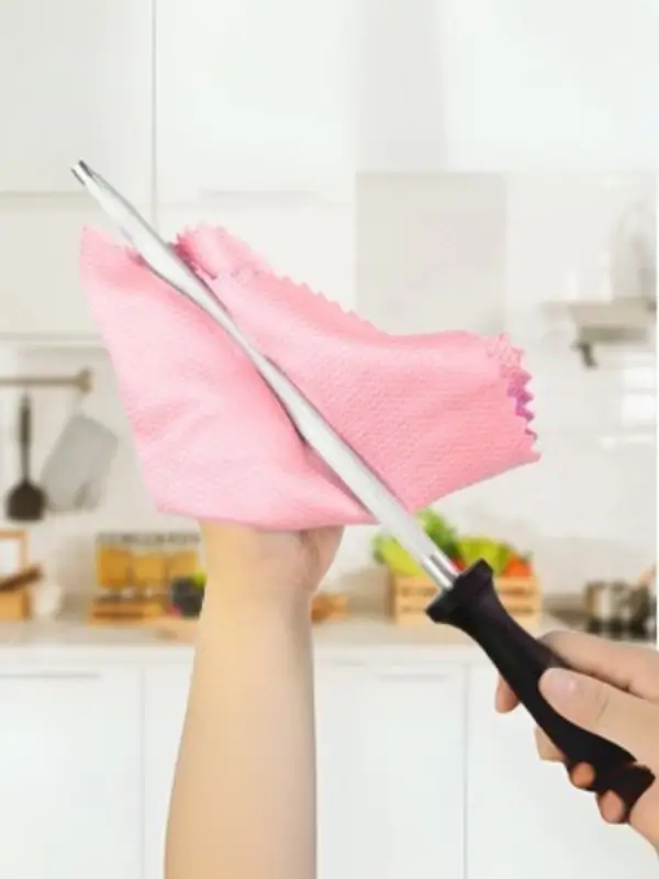 Easy-to-use Evox manual knife sharpener stick for multiple knives