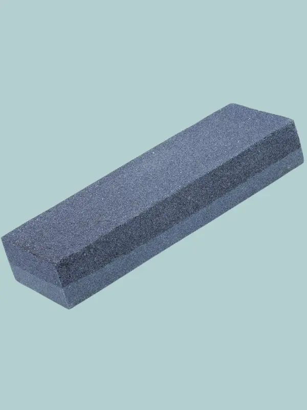 Silicone carbide combination sharpening stone for knives, fine and coarse grit